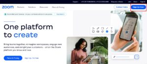 signing up for zoom